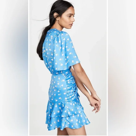 SAYLOR Mel Blue Floral Mini Dress💙💗💙 - Picture 4 of 16